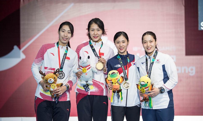 Chinese fencers dominate women's individual sabre at Asiad
