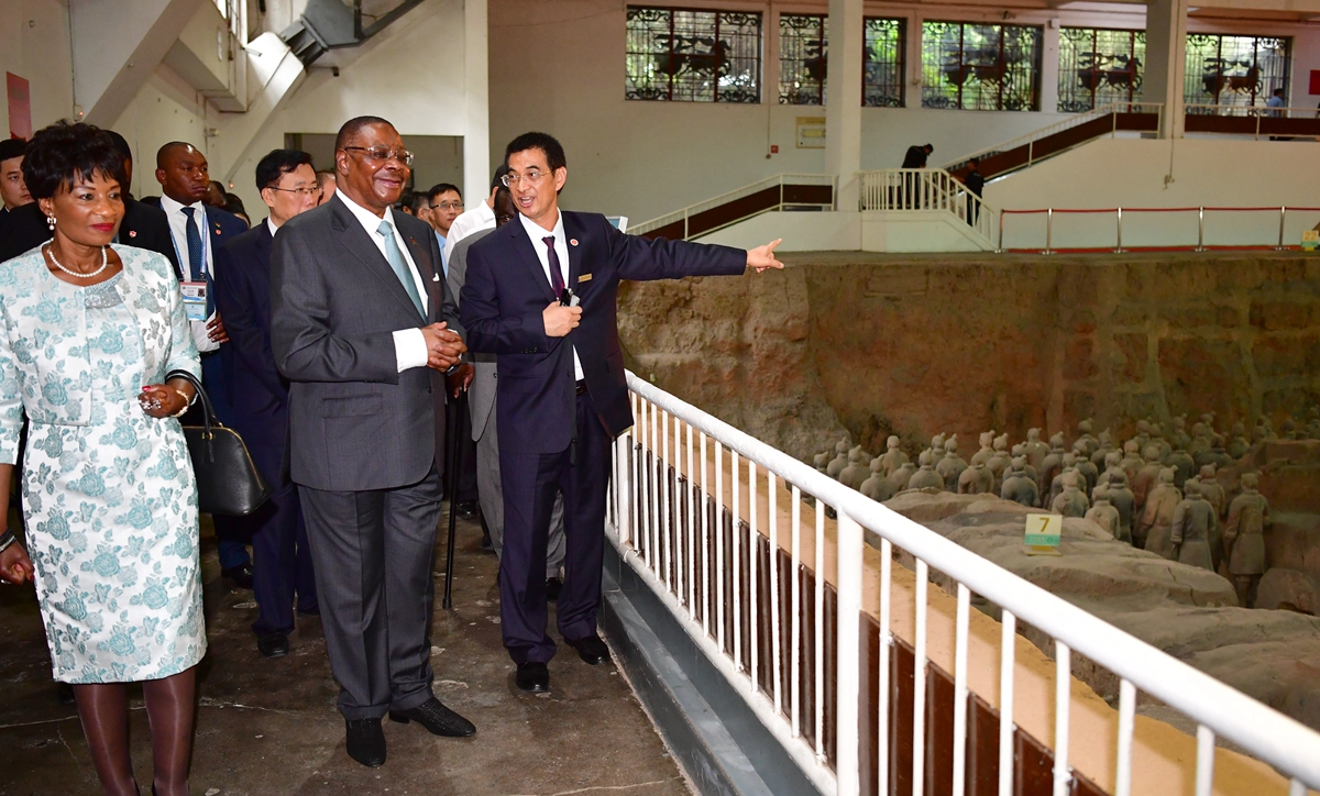 Malawian president visits NW China's Shaanxi Province