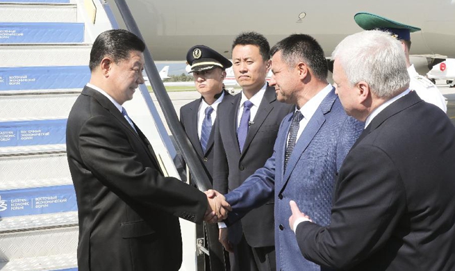 Chinese president arrives in Russia for Eastern Economic Forum