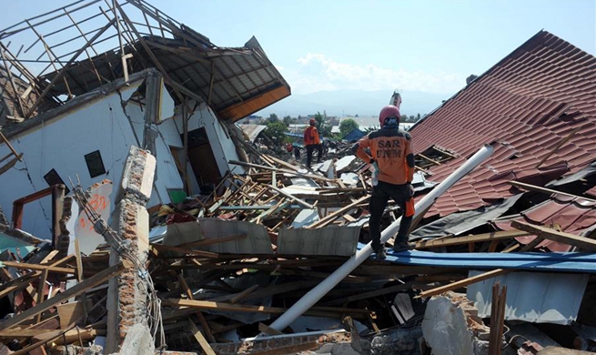 Rescue work underway in the wake of Indonesia's earthquakes