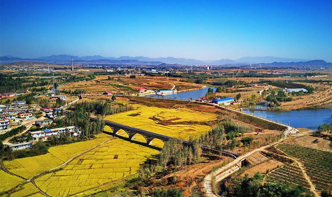 In pics: irrigation system in Lulong, N China's Hebei