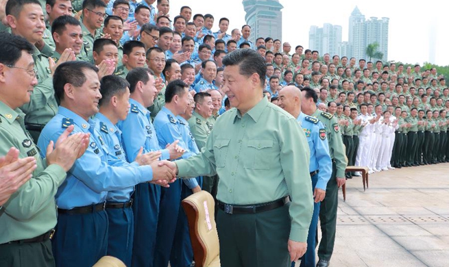 Xi inspects PLA Southern Theater Command, stresses advancing commanding ability