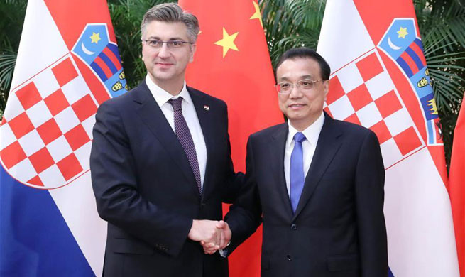 China vows to enhance enterprise cooperation with Croatia