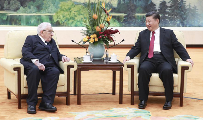 President Xi meets Henry Kissinger
