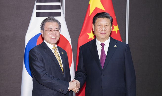 Xi, Moon meet on bilateral ties, Korean Peninsula situation