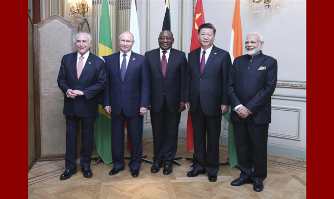 BRICS leaders declare common stand on WTO reform on sidelines of G20