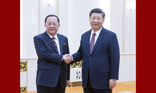 Chinese president meets DPRK foreign minister