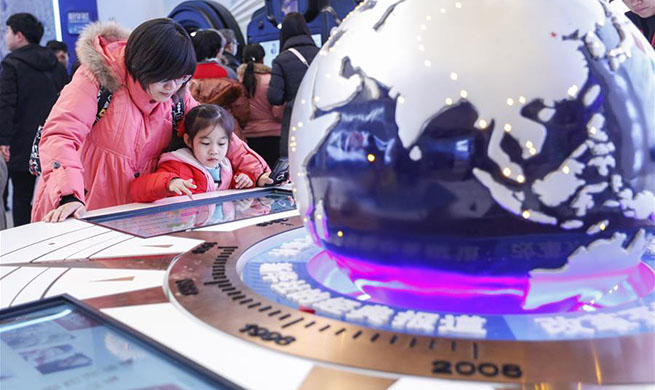 People visit exhibition commemorating China's reform and opening-up