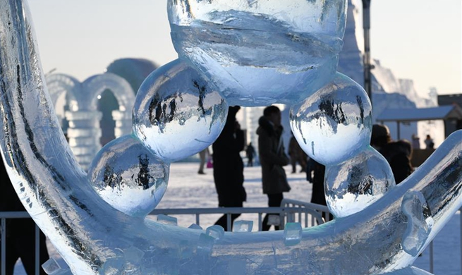 33rd Harbin international ice sculpture contest concludes