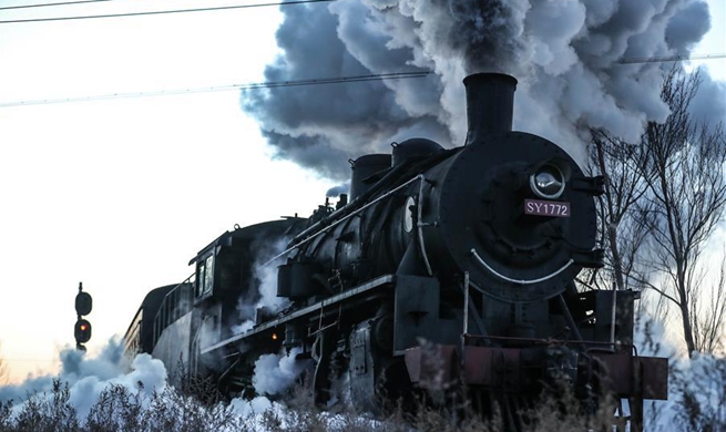 5-day steam locomotive tourism event kicks off in Diaobingshan, NE China