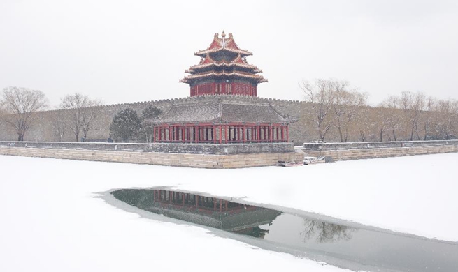 Beijing embraces post-holiday snow