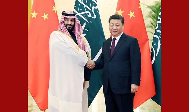 Chinese president meets Saudi crown prince