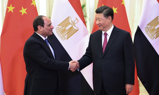 Xi meets Egyptian president