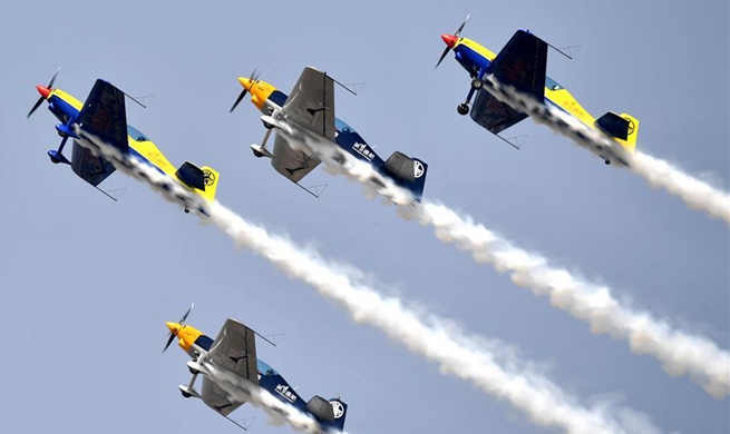 11th Air Sports Culture and Tourism Festival kicks off in China's Henan