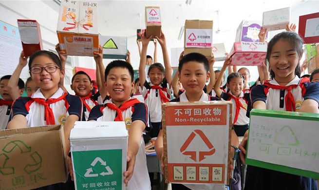 Various activities held across China to raise people's awareness of garbage sorting