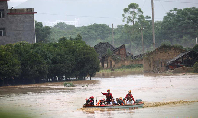 Guangxi upgrades meteorological disaster emergency response due to rainstorms