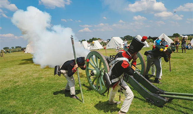 Commemorative events held in Belgium's Waterloo to mark Battle of Waterloo