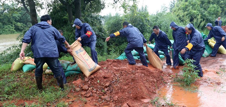 Flood rescue and relief work carried out in China's Jiangxi