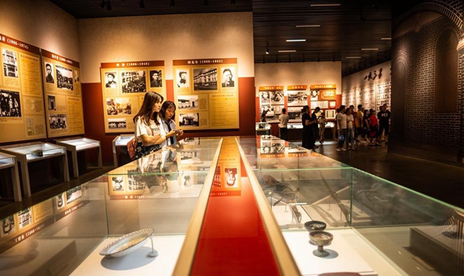 People visit museum of Zunyi Conference in SW China's Guizhou