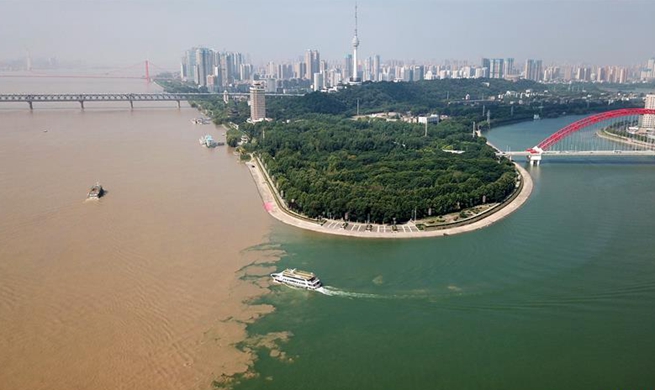 Water level of Yangtze River in Hubei continues to rise due to continuous rainfall