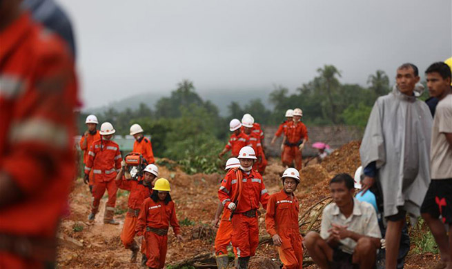 Death toll in Myanmar's landslide rises to 41
