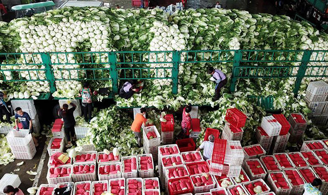 Supply of vegetables maintains stable in Shouguang after Typhoon Lekima