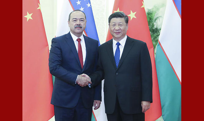 Xi meets Uzbek PM
