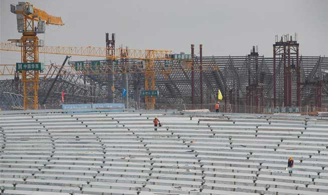 Construction of Chengdu Tianfu International Airport underway