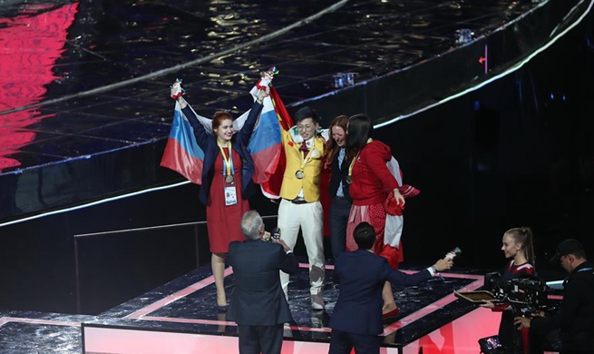 Highlights of closing ceremony of 45th World Skills competition in Russia