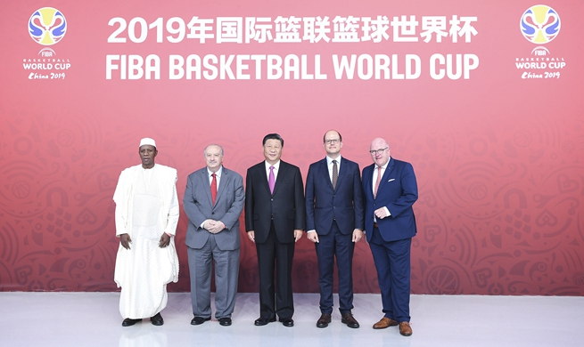 Xi meets FIBA President