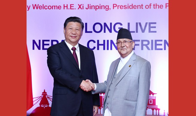 Xi says China ready to advance friendly cooperation with Nepal
