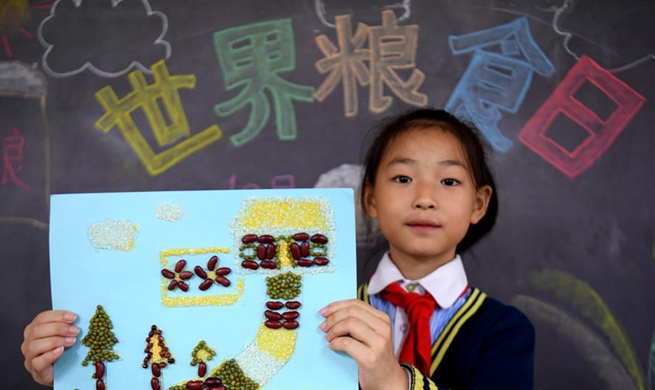 World Food Day marked at primary school in Shijiazhuang, N China's Hebei