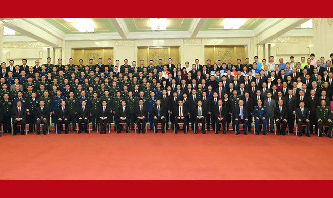 Xi meets representatives of PRC anniversary celebrations personnel