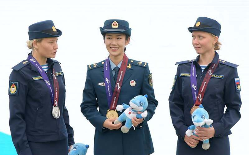 In pics: awarding ceremony of parachuting at Military World Games