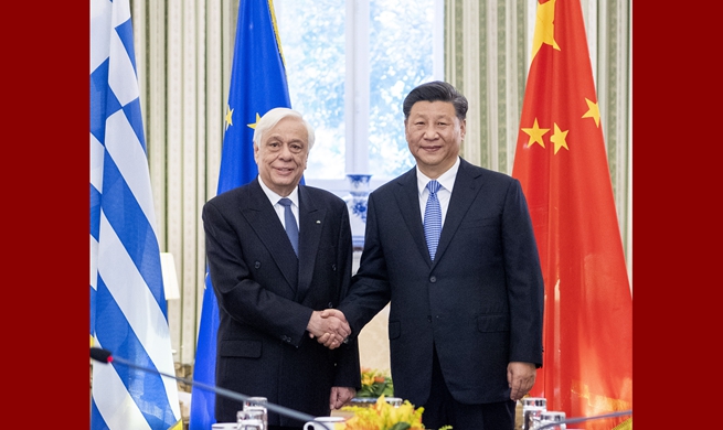 Chinese, Greek presidents pledge joint efforts for community with shared future for mankind