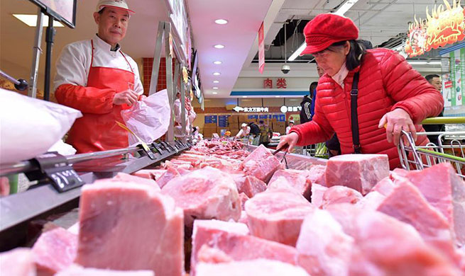 More frozen pork reserves released to ensure market supply in China's Jiangxi