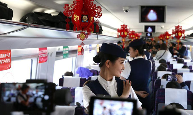 Northwest Chinese city opens high-speed rail