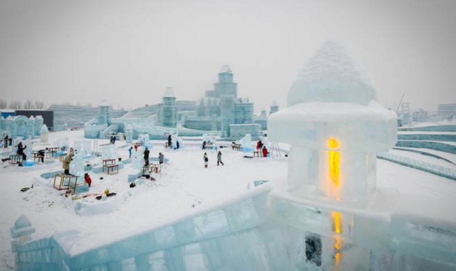 In pics: 34th Harbin Int'l Ice Sculpture Competition
