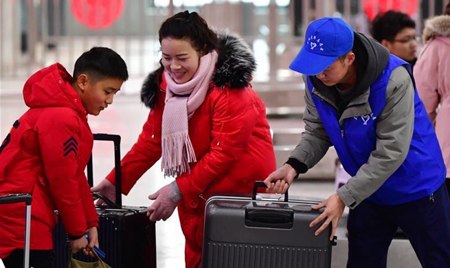 Voluntary service available in China's Gansu railway stations