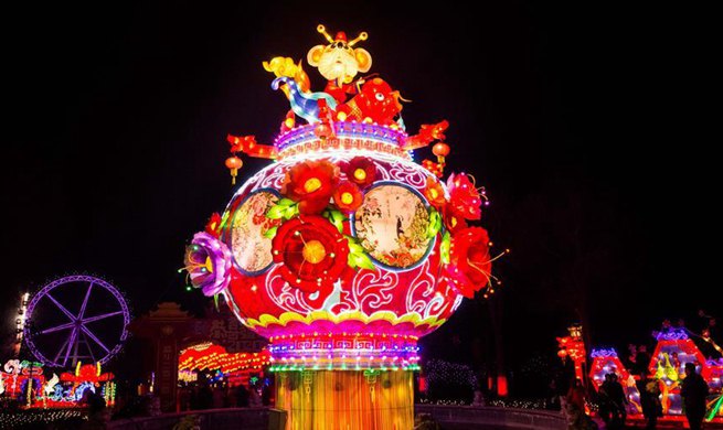 Lantern fair greeting upcoming Spring Festival held in Weifang City