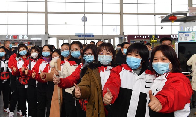 Medical team from Inner Mongolia leaves for Hubei to aid novel coronavirus control efforts