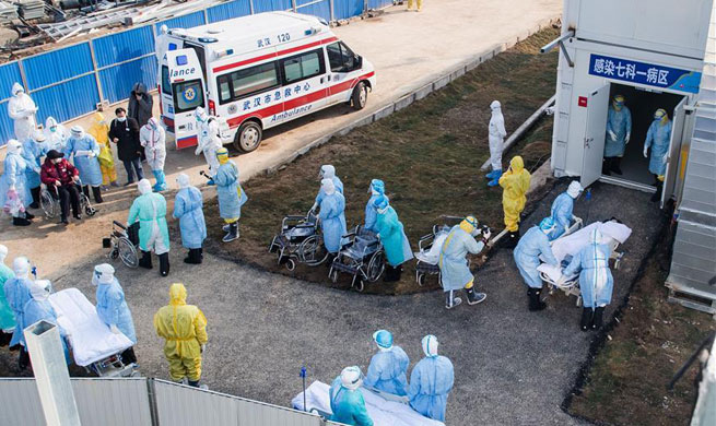 Newly-built hospital in Wuhan accepts patients infected with coronavirus