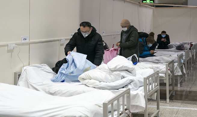 Makeshift hospitals start to accept patients in China's Wuhan