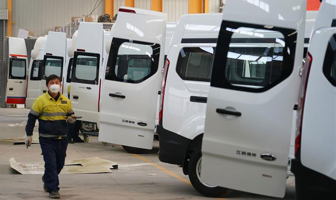 Auto company resumes negative pressure ambulance production for fight against novel coronavirus