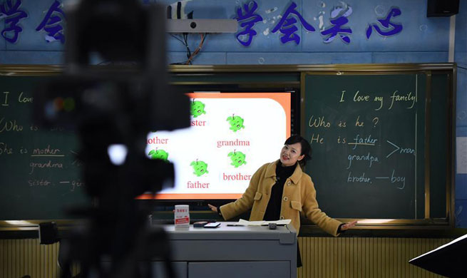 Schools offer online tuition to help students study at home