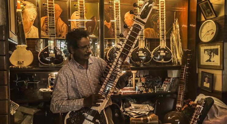 Artisans make string instruments for Indian classical music in Kolkata