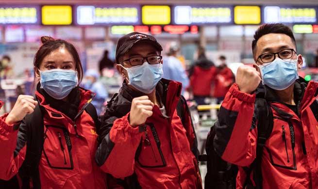 Medical team from Guizhou leaves for Wuhan