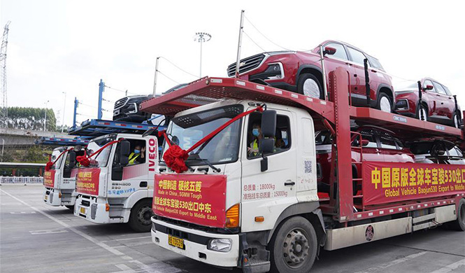 SGMW's Liuzhou branch delivers 1st batch of export orders after production resumption