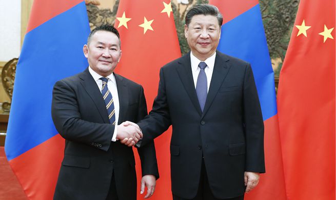 China Focus: Xi says China, Mongolia help each other in face of difficulties