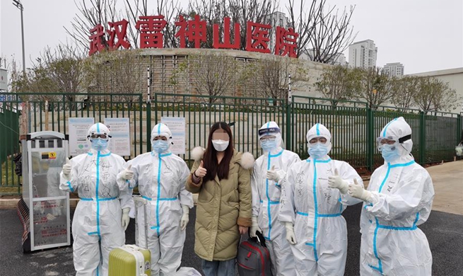 32 coronavirus-infected patients cured, discharged from hospital in Wuhan